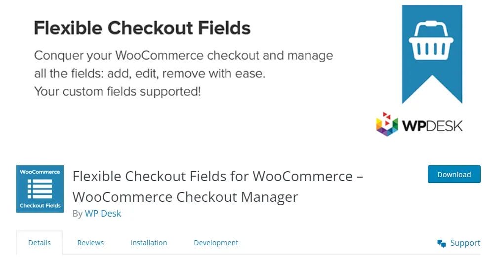 Flexible Checkout Fields For WooCommerce
