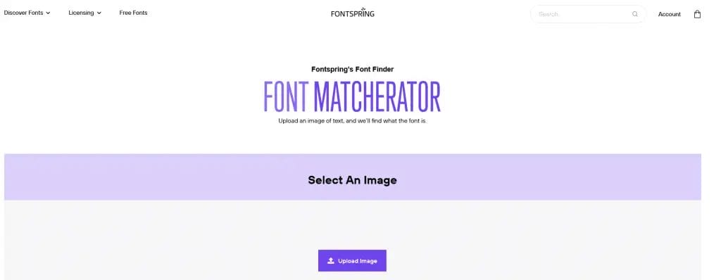 Font Finder By Image — Fontspring Matcherator 1024x398