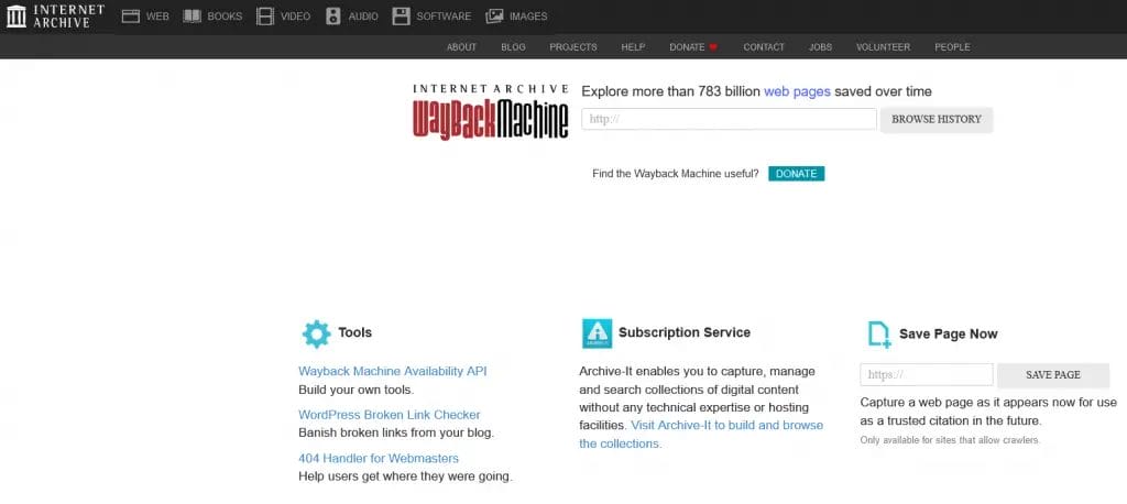 Wayback Machine for Websites: Revive Lost Content
