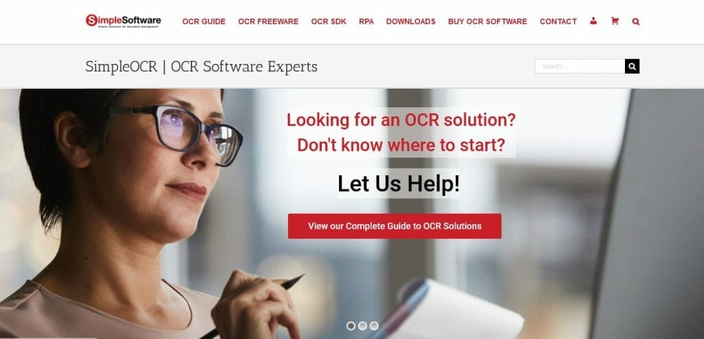 SimpleOCR Freeware OCR Software 1024x493