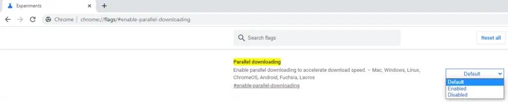 Parallel Downloading Chrome 1024x206