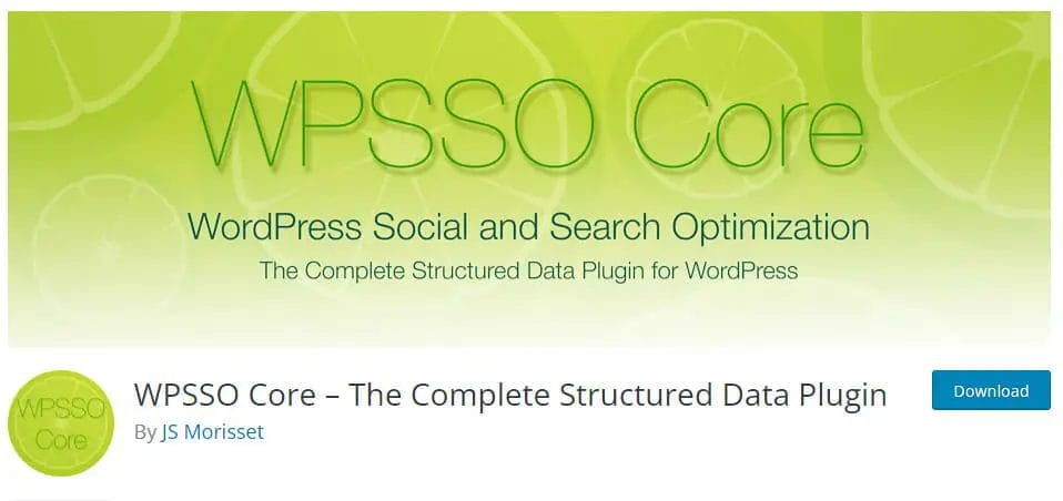 WPSSO Core – The Complete Structured Data Plugin