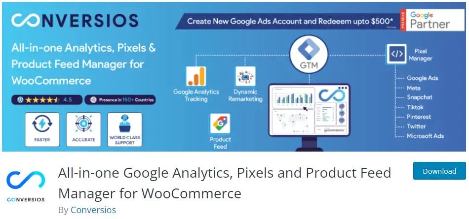 All In One Google Analytics Pixels And Product Feed Manager For WooCommerce