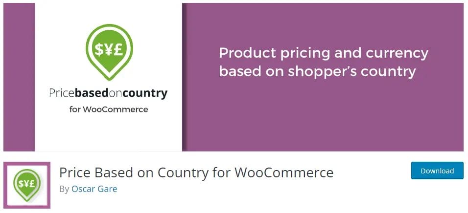 Price Based On Country For WooCommerce