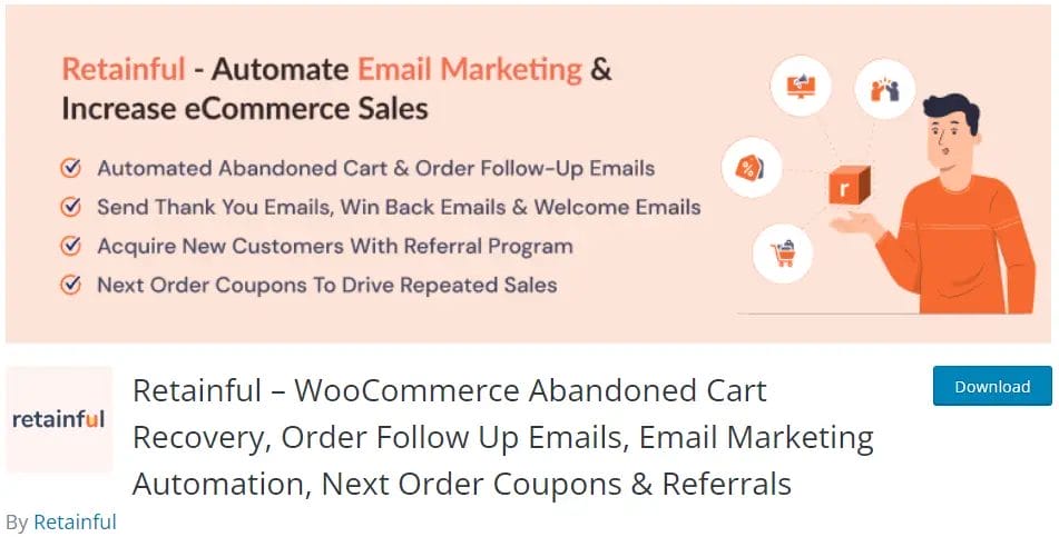 Retainful – WooCommerce Abandoned Cart Recovery