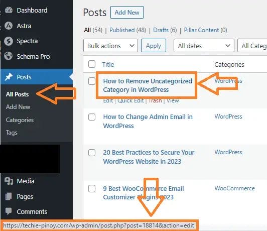 How To Find Post Id Wordpress