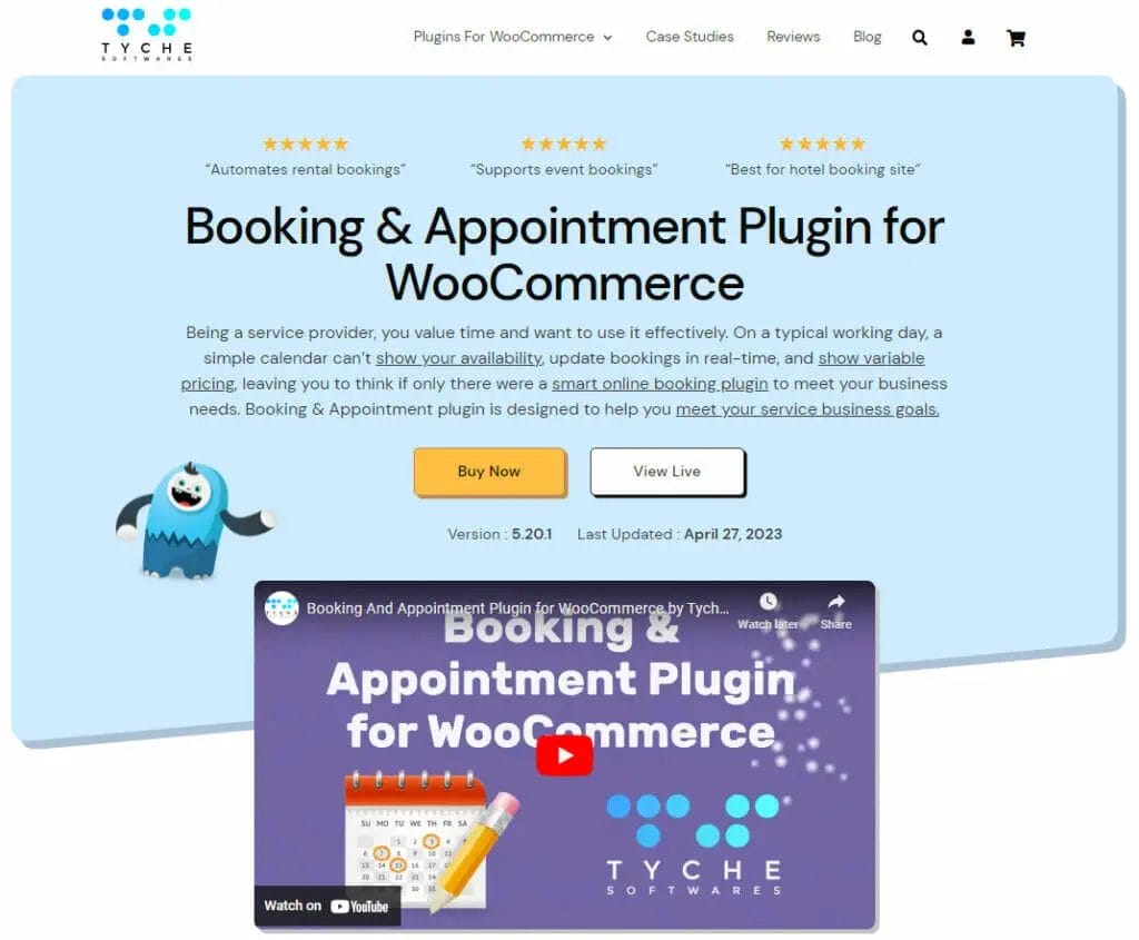 Tyche Booking And Appointment Booking Plugin 1024x845